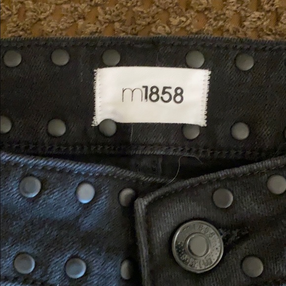 M1858 black pants Alice high rise ankle - Picture 3 of 5